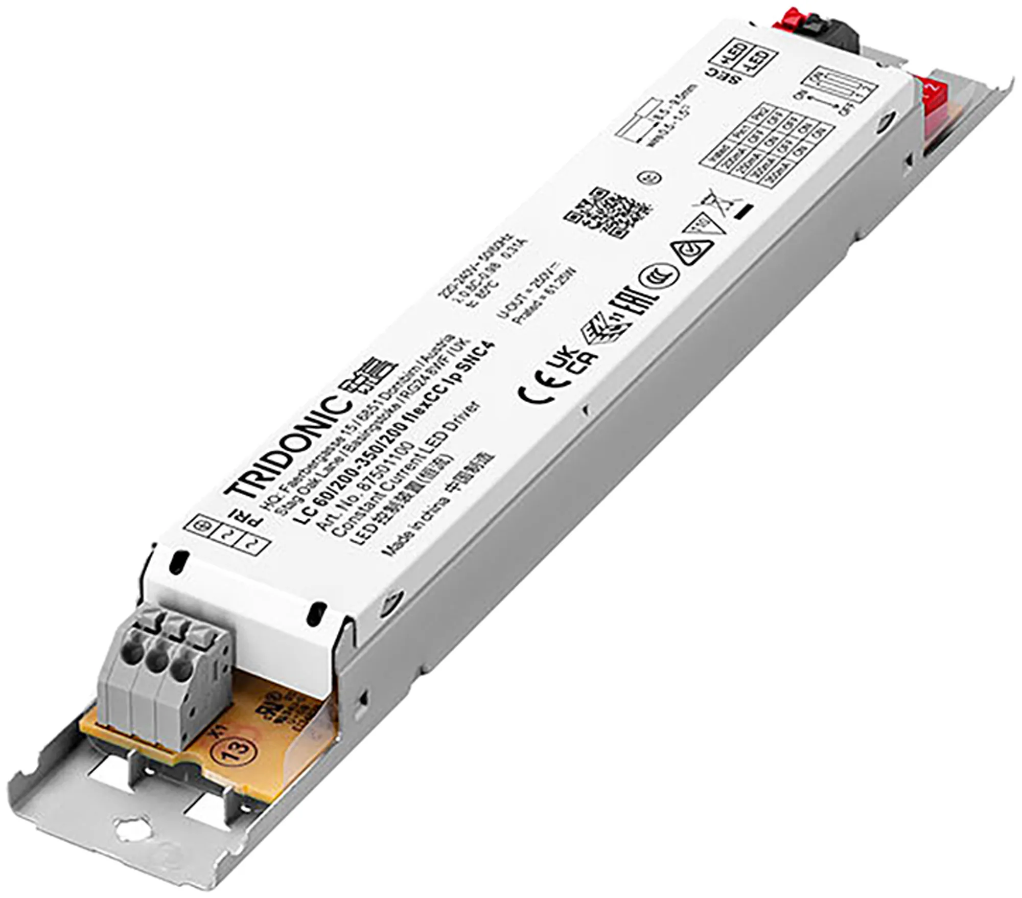 87501100  60W 200-350mA flexCC lp SNC4, Constant Current Fixed current LED Driver,  , IP20.